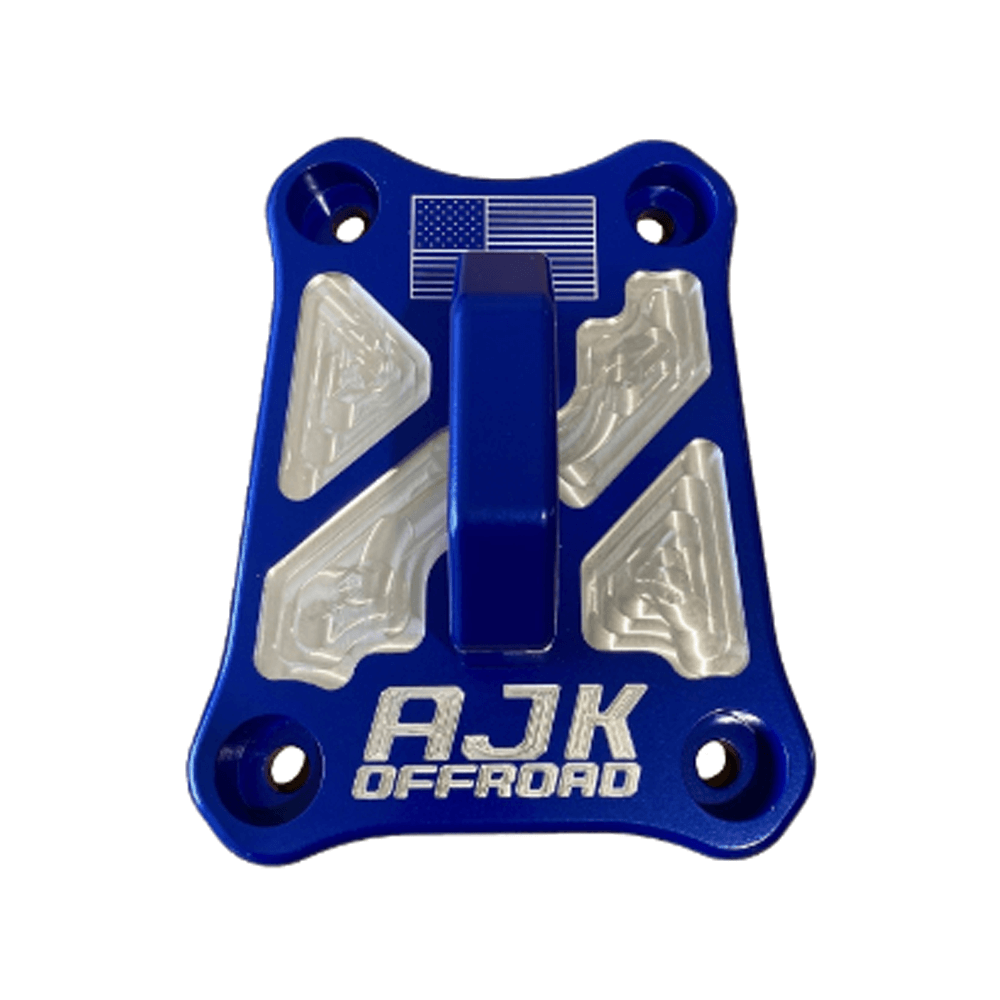 Photo of Polaris Pro R / Turbo R Billet Radius Rod Plate / Pull Plate by AJK Offroad - Premium for UTVs / Side by Sides