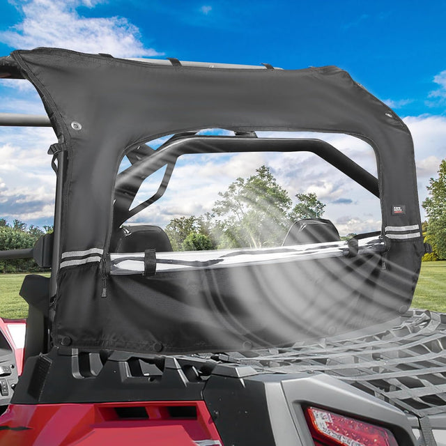 Photo of Rear Windshield Roll Up/Down for CFmoto ZForce 500 | 800 | 1000 by Kemimoto - Premium for UTVs / Side by Sides