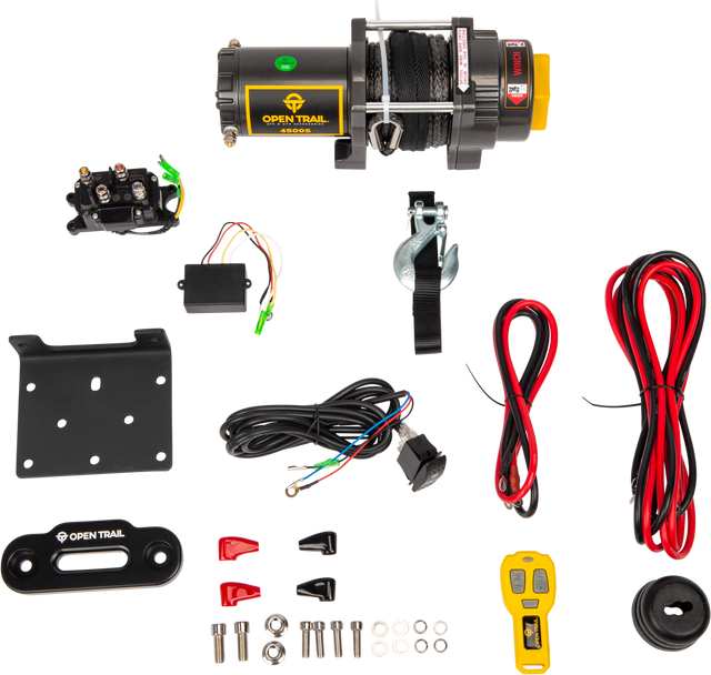 Photo of 4500lb Winch Synthetic Rope for Off-Road Vehicles Including Honda and Can-Am by OPEN TRAIL - Premium Winch for UTVs / Side by Sides