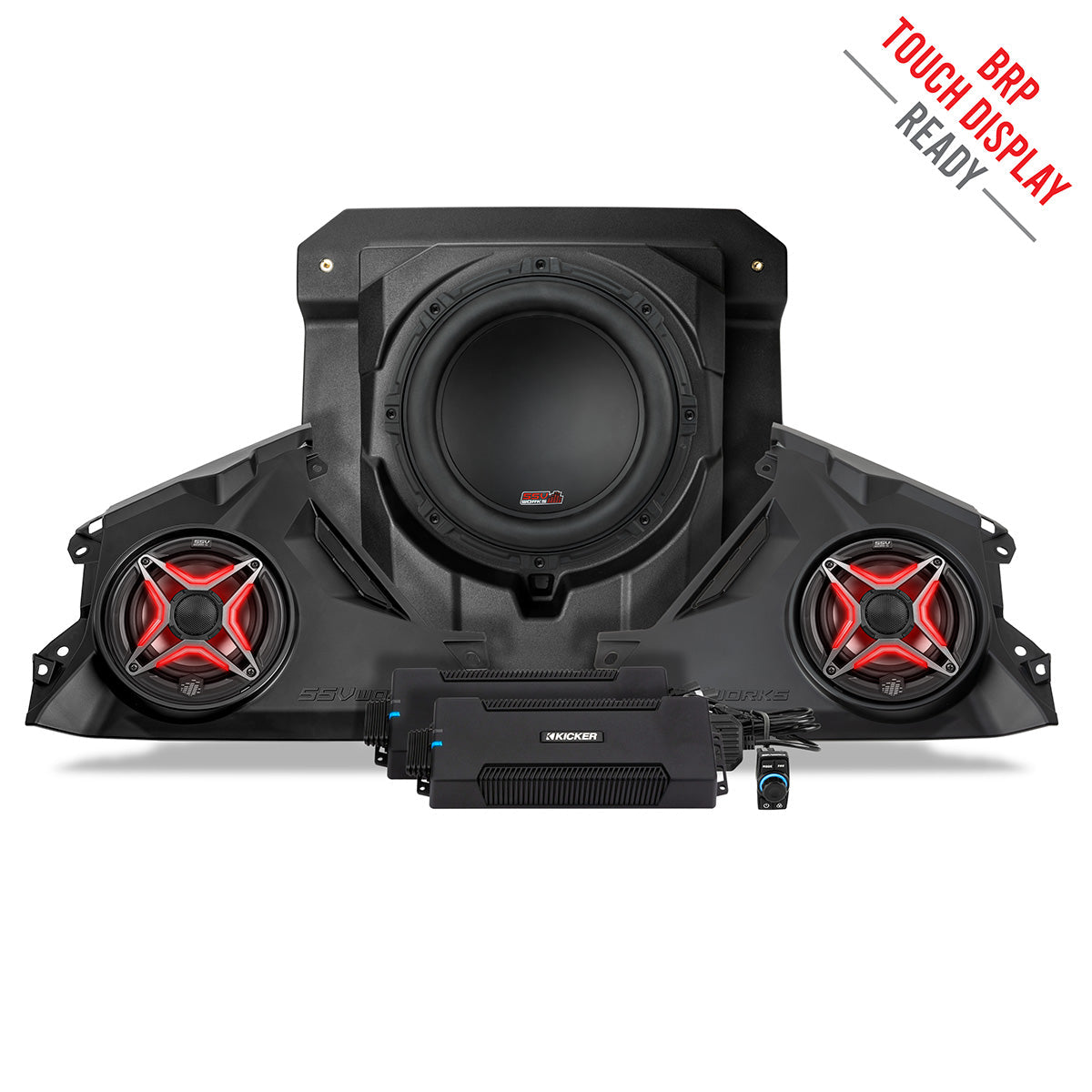 Photo of SSV Works - 2024-2025 Can-AmÂ® Maverick R, Phase-3 V-Spec 1650watt 3-Speaker System by SSV Works - Premium for UTVs / Side by Sides