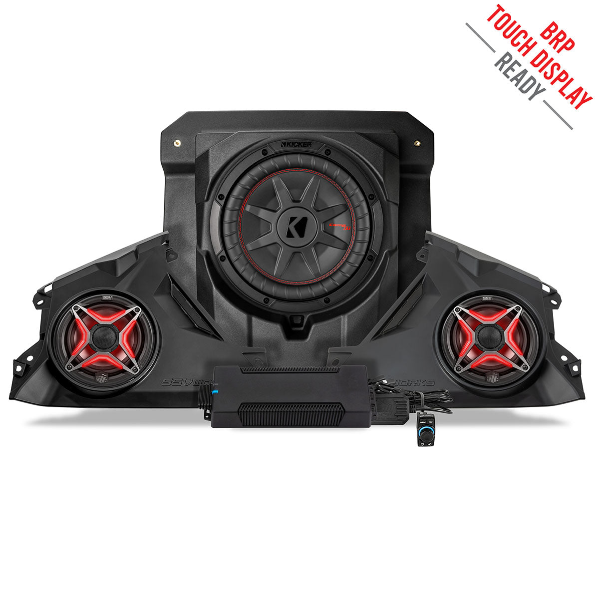 Photo of SSV Works - 2024-2026 Can-AmÂ® Maverick R, Phase-3 V-Spec 1400watt 3-Speaker Stereo System by SSV Works - Premium for UTVs / Side by Sides