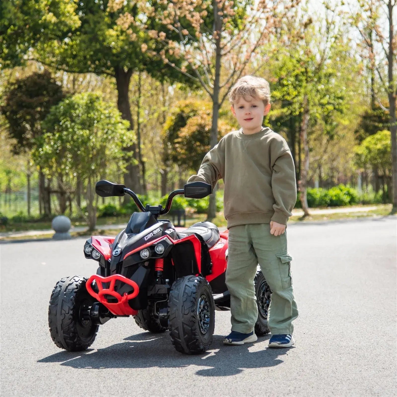 Photo of 24V Can-Am Renegade 1-Seater Kids ATV by Freddo Toys - Premium Electric Kids Cars for UTVs / Side by Sides