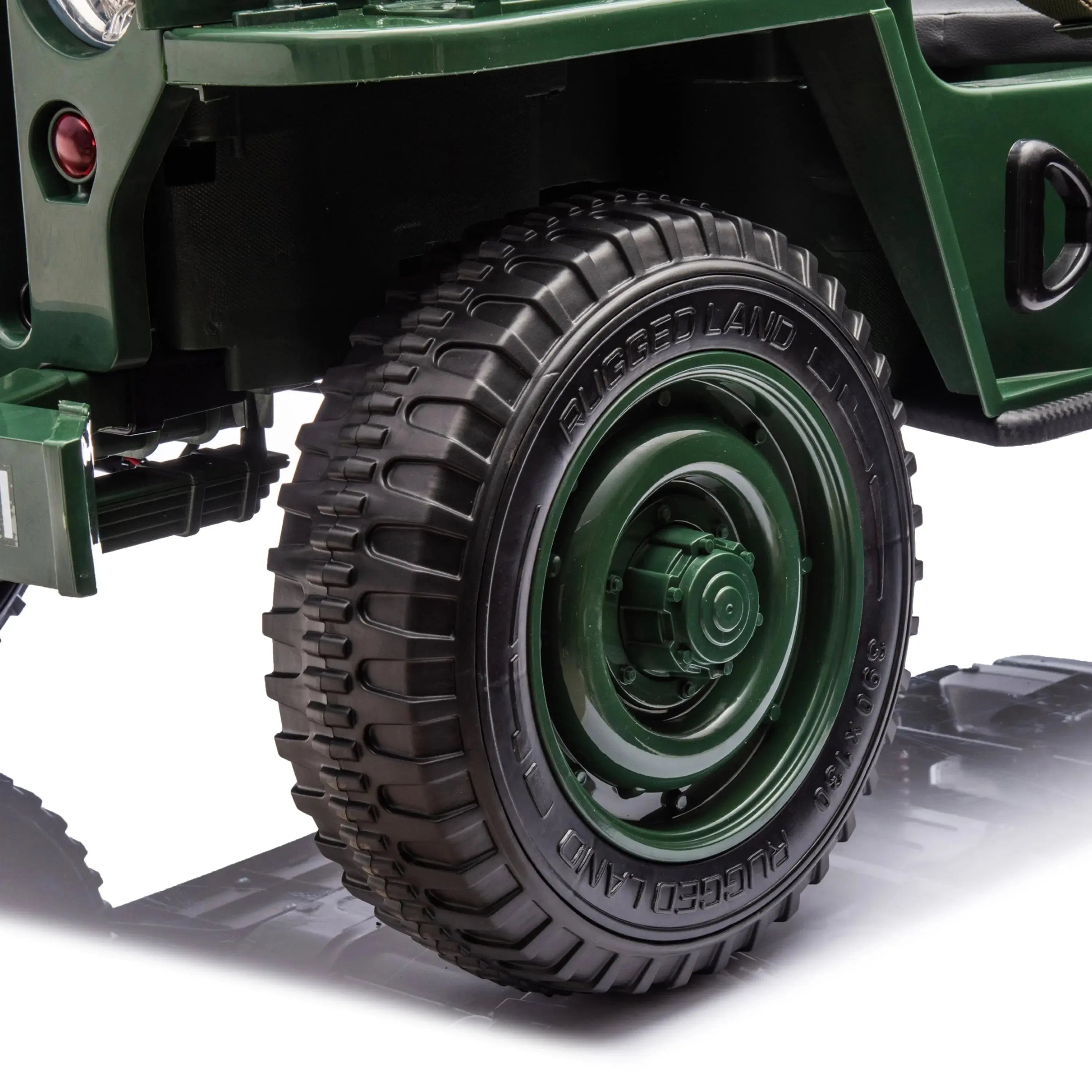 Photo of 24V Freddo Military Willy Truck 3 Seater Electric Ride on by Freddo Toys - Premium Electric Kids Cars for UTVs / Side by Sides
