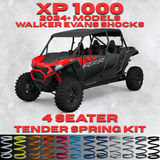 AllThingz UTV Polaris RZR XP 1000 4 Seater Tender Spring Kit - 2-3" Lift + 80% Better Ride (2024+)