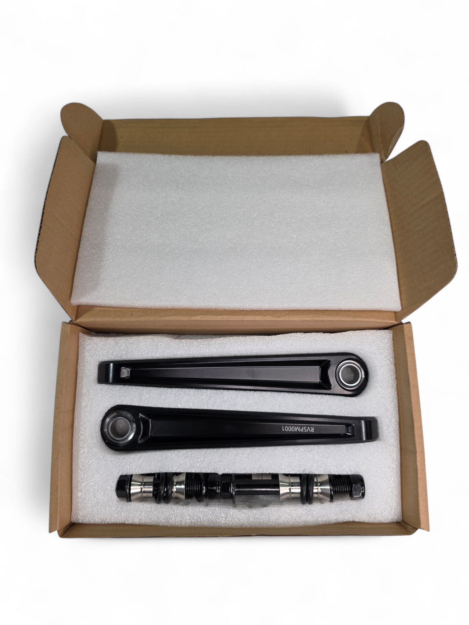 Photo of 2024+ Can Am Maverick R Front Sway Bar Links Anodized Black by Elektric Offroad - Premium for UTVs / Side by Sides