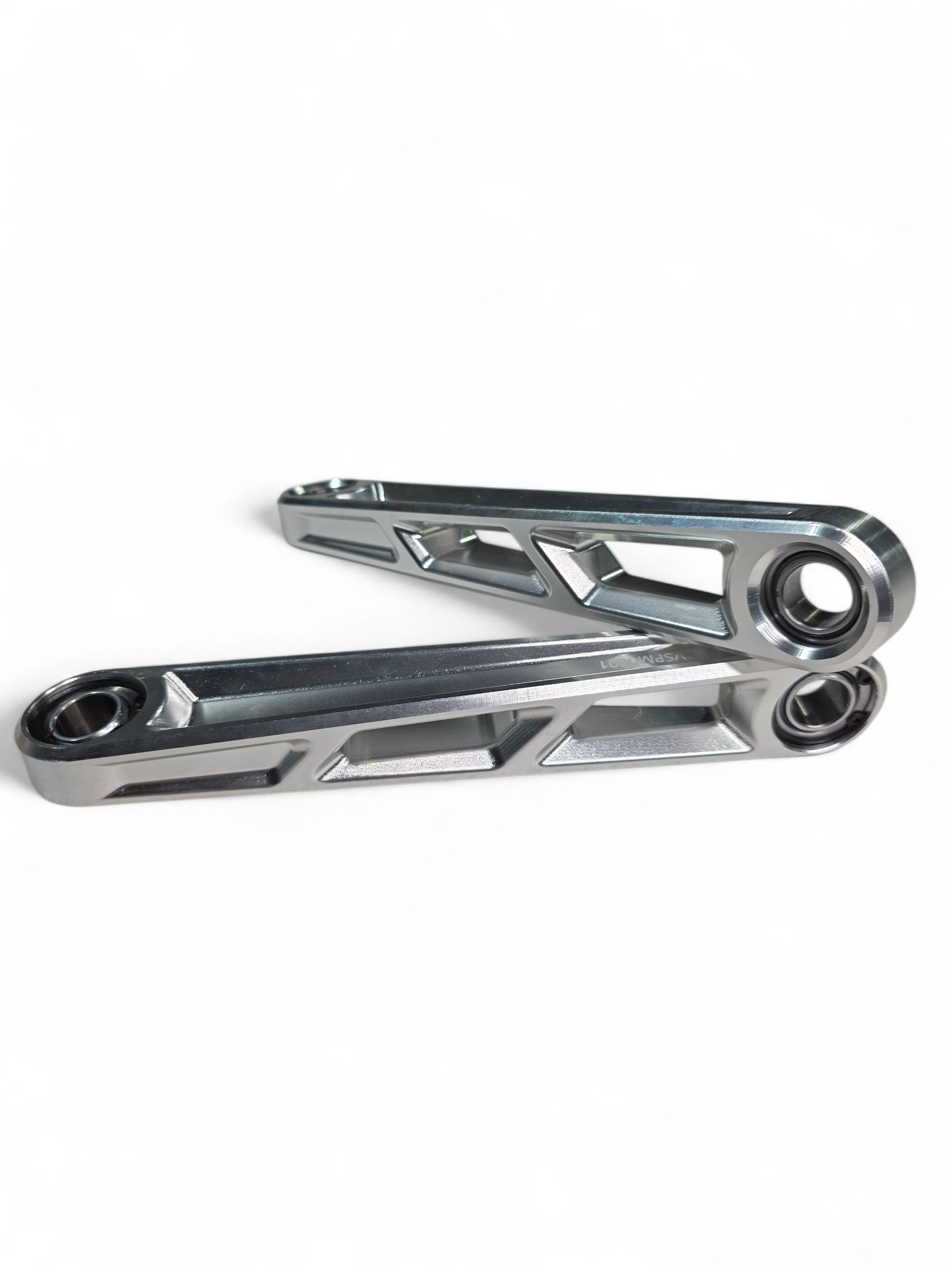 Photo of 2024+ Can Am Maverick R Front Sway Bar Links Anodized (Clear) by Elektric Offroad - Premium for UTVs / Side by Sides