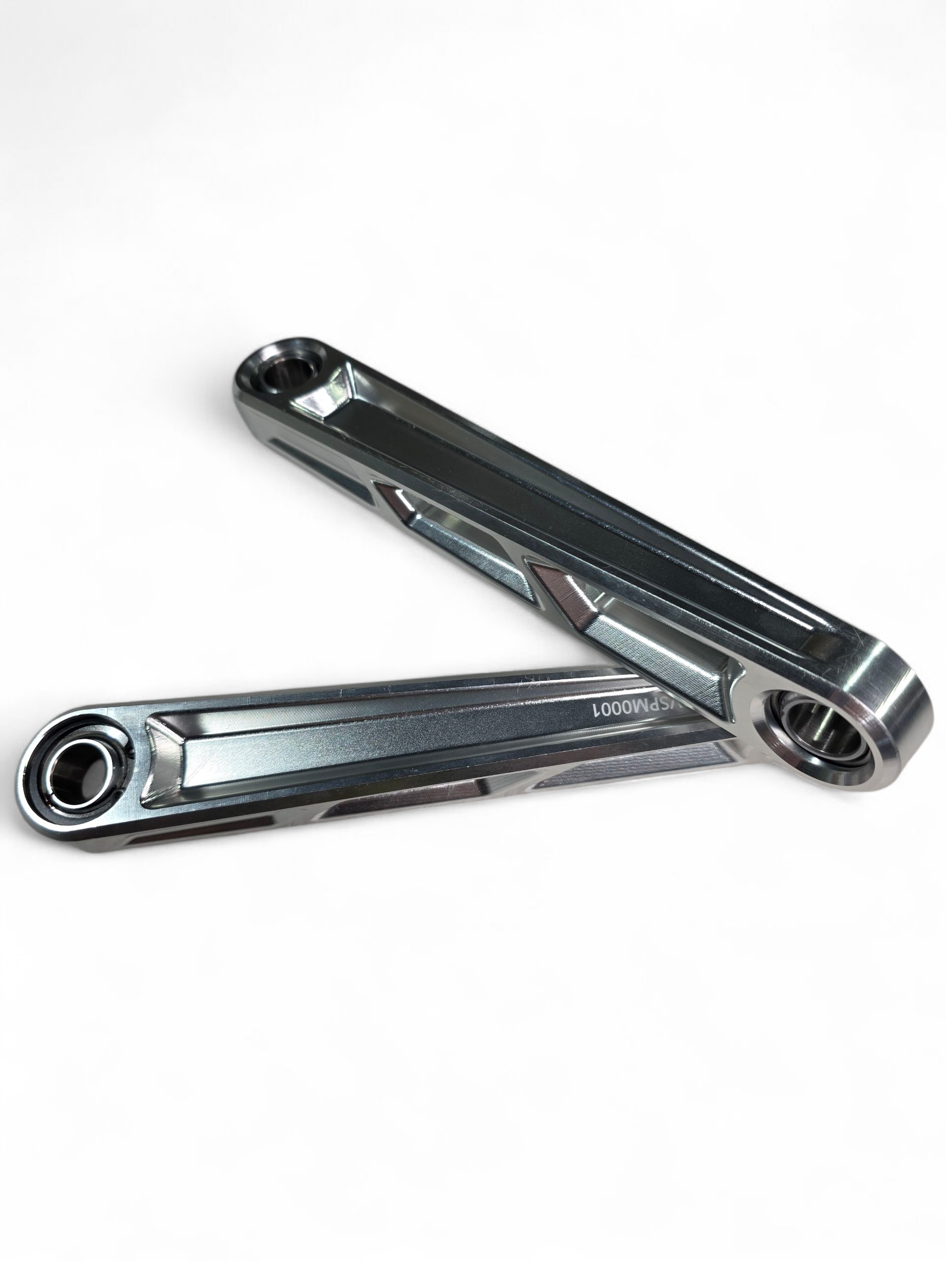 Photo of 2024+ Can Am Maverick R Front Sway Bar Links Anodized (Clear) by Elektric Offroad - Premium for UTVs / Side by Sides