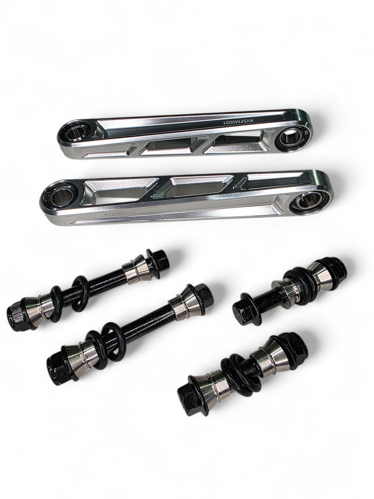 Elektric Offroad 2024+ Can-Am Maverick R Front Sway Bar Links - Clear Anodized