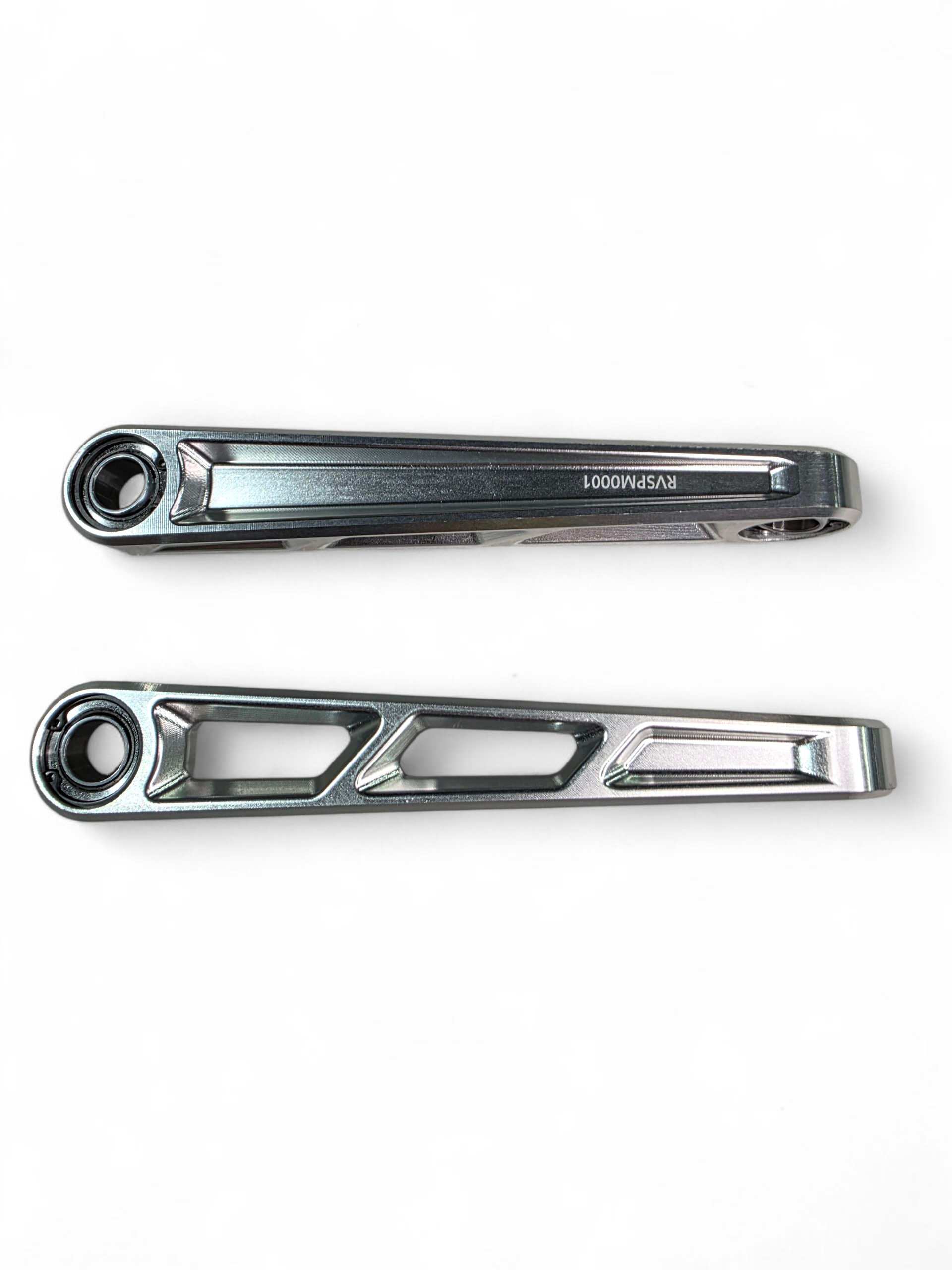 Photo of 2024+ Can Am Maverick R Front Sway Bar Links Anodized (Clear) by Elektric Offroad - Premium for UTVs / Side by Sides