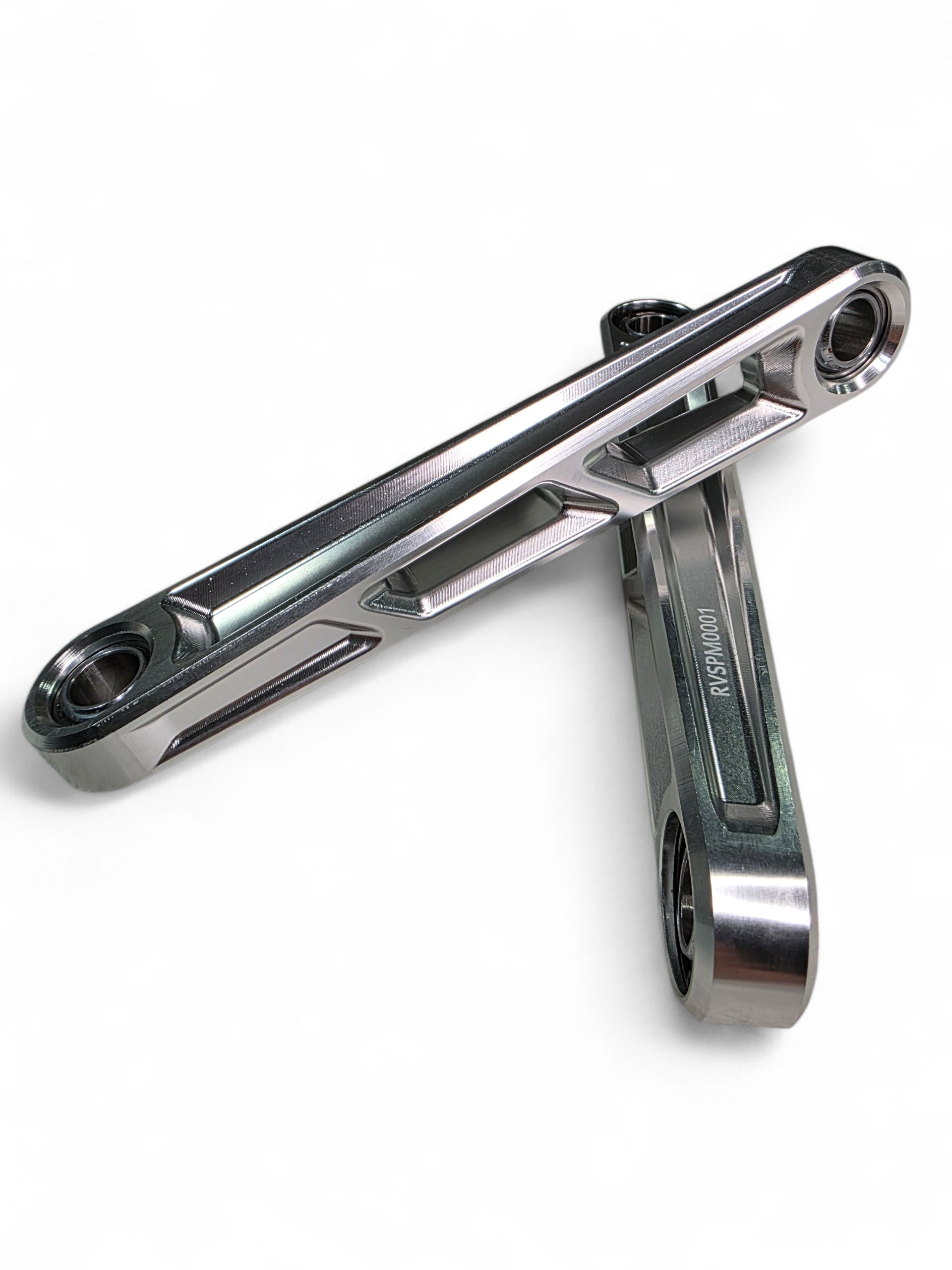 Photo of 2024+ Can Am Maverick R Front Sway Bar Links Anodized (Clear) by Elektric Offroad - Premium for UTVs / Side by Sides