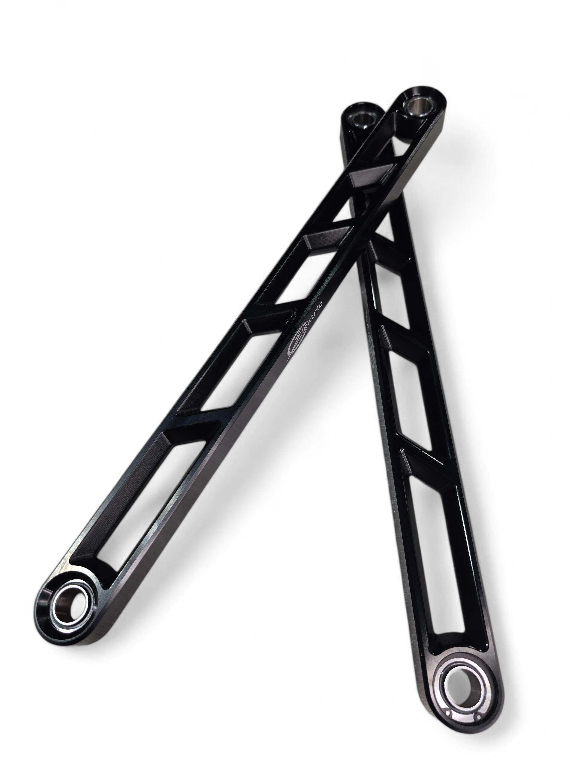 Photo of 2024+ Can Am Maverick R Rear Sway Bar Links Anodized Black by Elektric Offroad - Premium for UTVs / Side by Sides