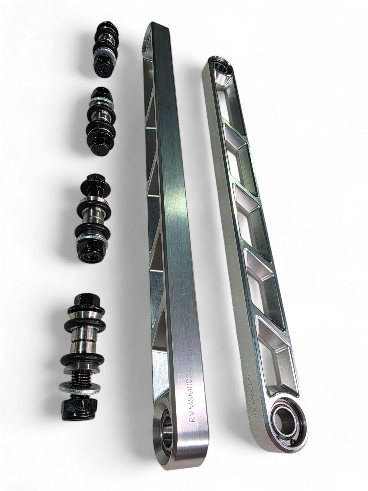 2024+ Can-Am Maverick R Rear Sway Bar Links - Anodized Clear