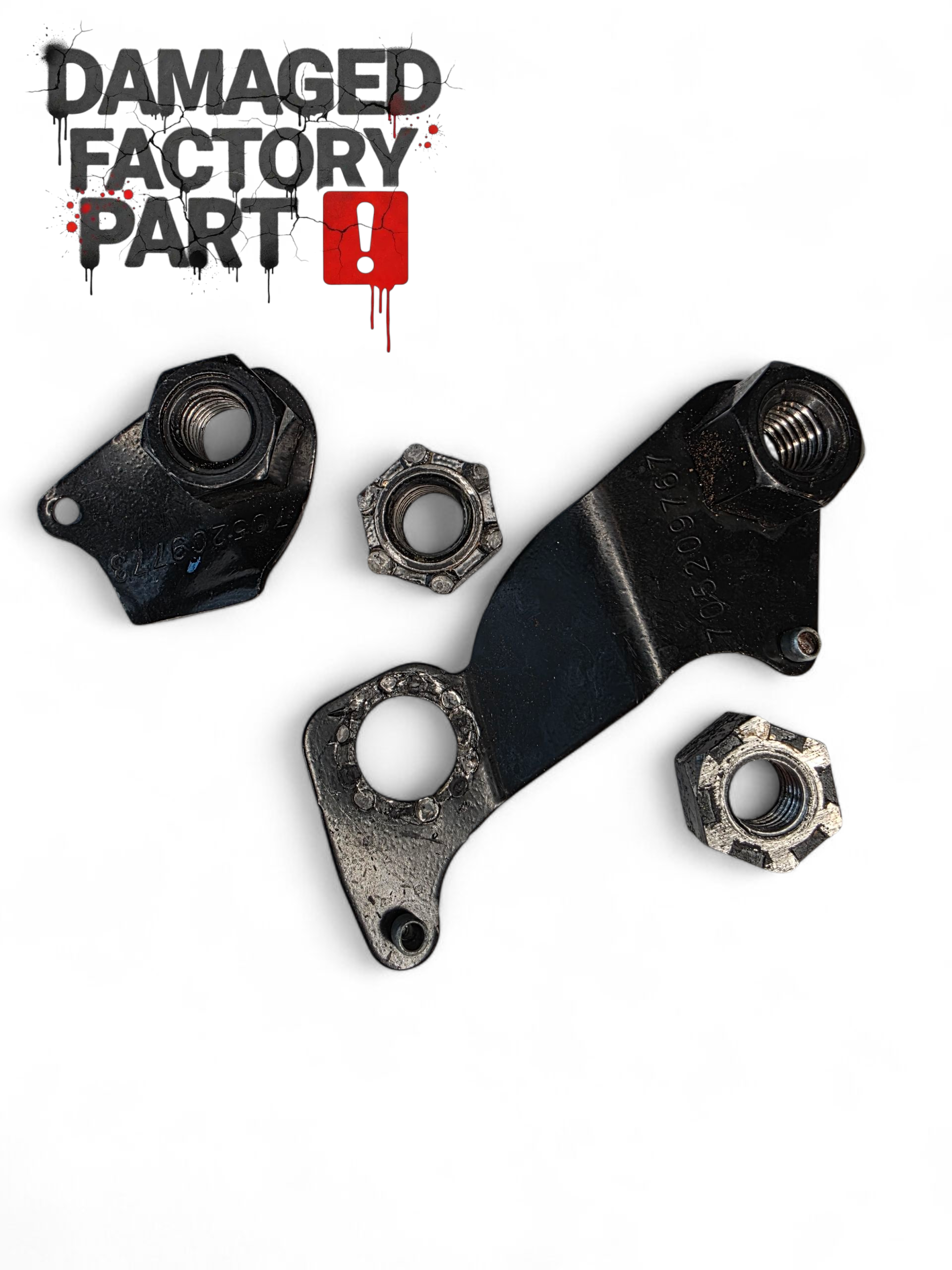 2024+ Can-Am Maverick R Rear Link Nut Plate Kit - Eliminate Stripped Nuts + Slash Install Time