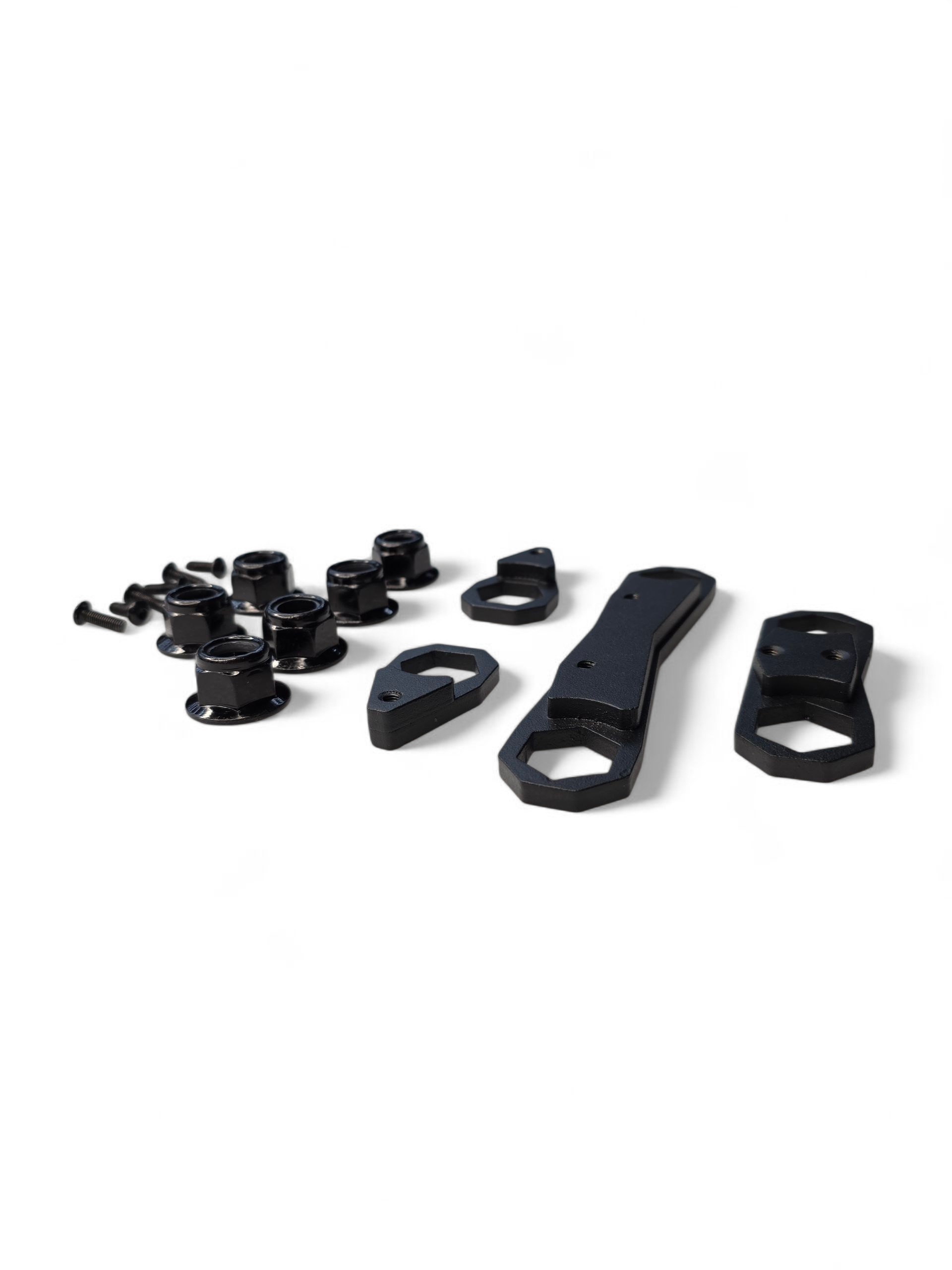 2024+ Can-Am Maverick R Rear Link Nut Plate Kit - Eliminate Stripped Nuts + Slash Install Time