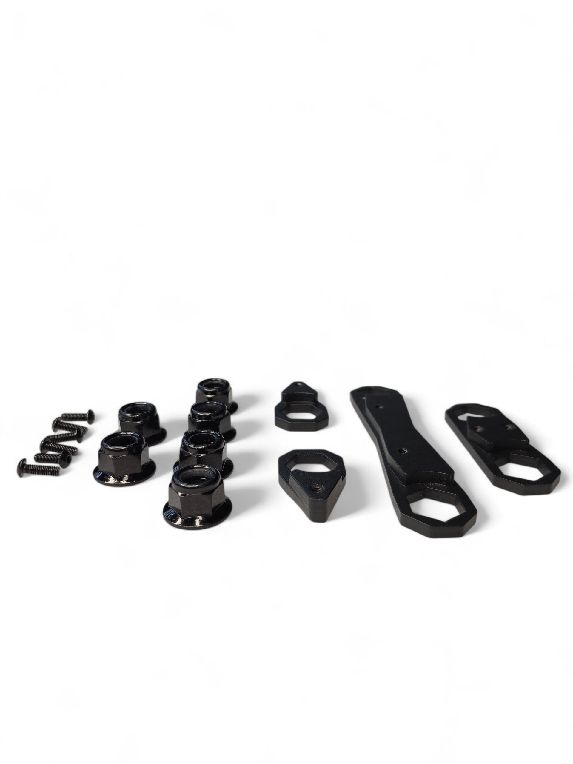 2024+ Can-Am Maverick R Rear Link Nut Plate Kit - Eliminate Stripped Nuts + Slash Install Time