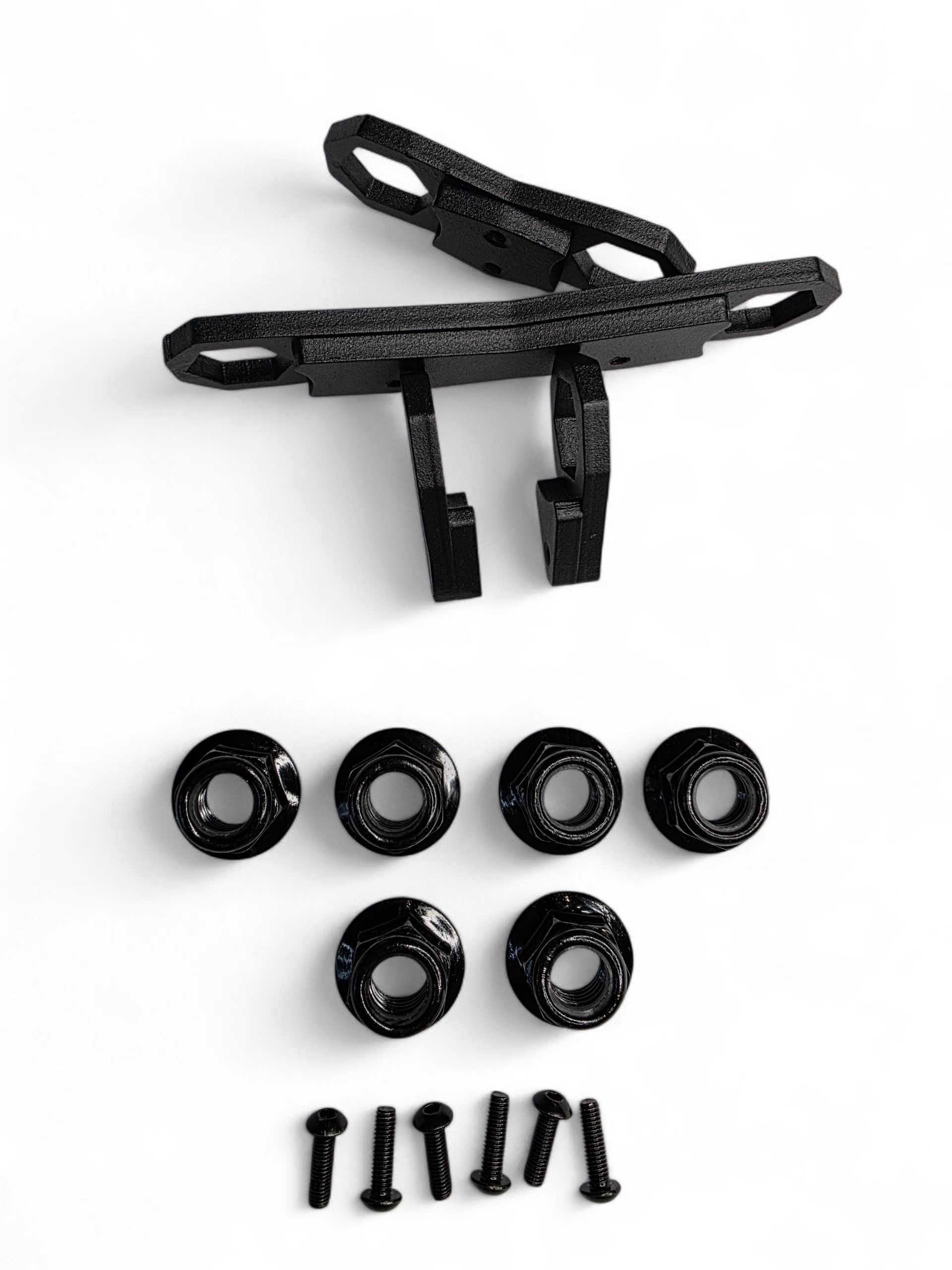2024+ Can-Am Maverick R Rear Link Nut Plate Kit - Eliminate Stripped Nuts + Slash Install Time
