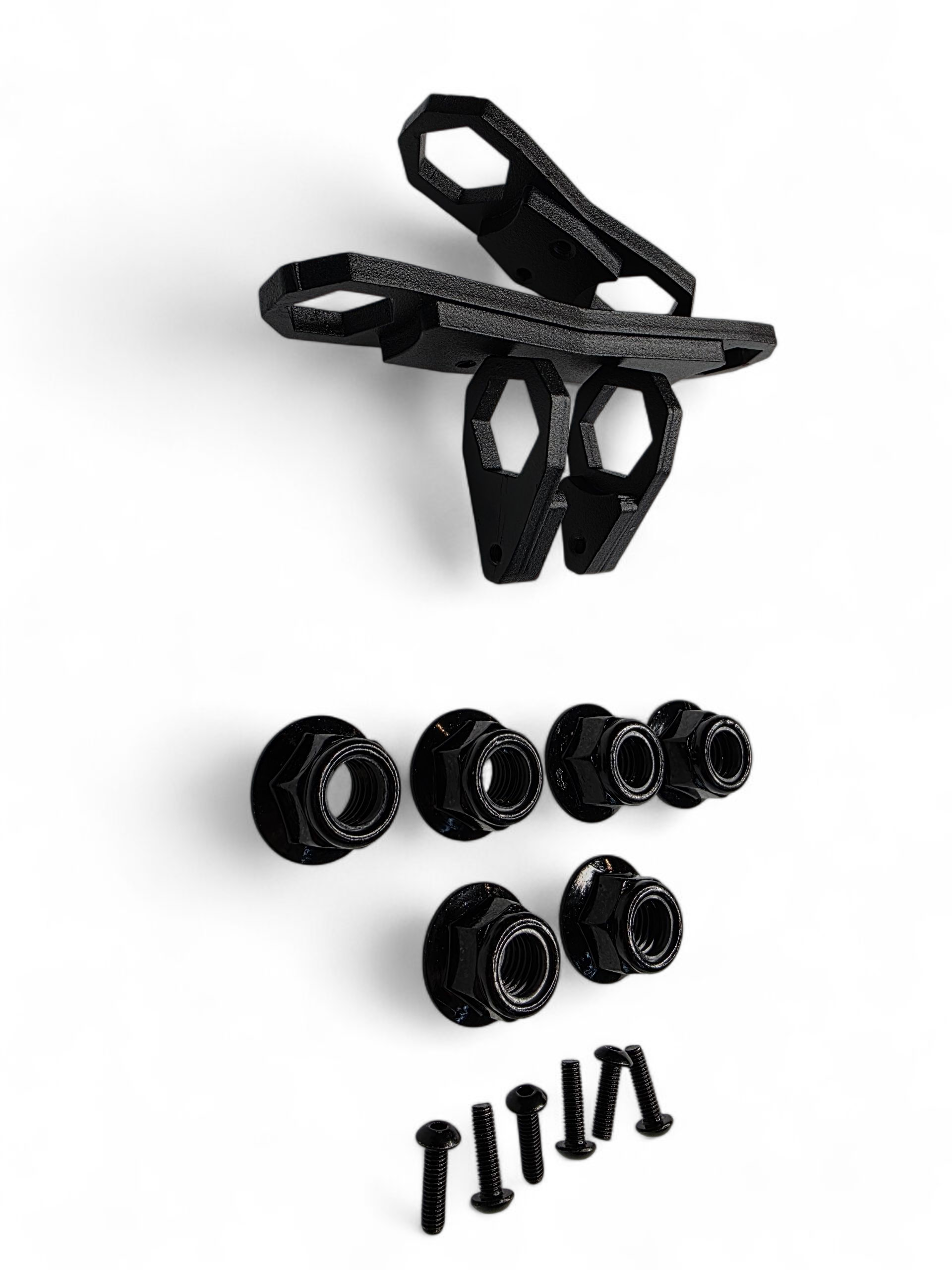 2024+ Can-Am Maverick R Rear Link Nut Plate Kit - Eliminate Stripped Nuts + Slash Install Time