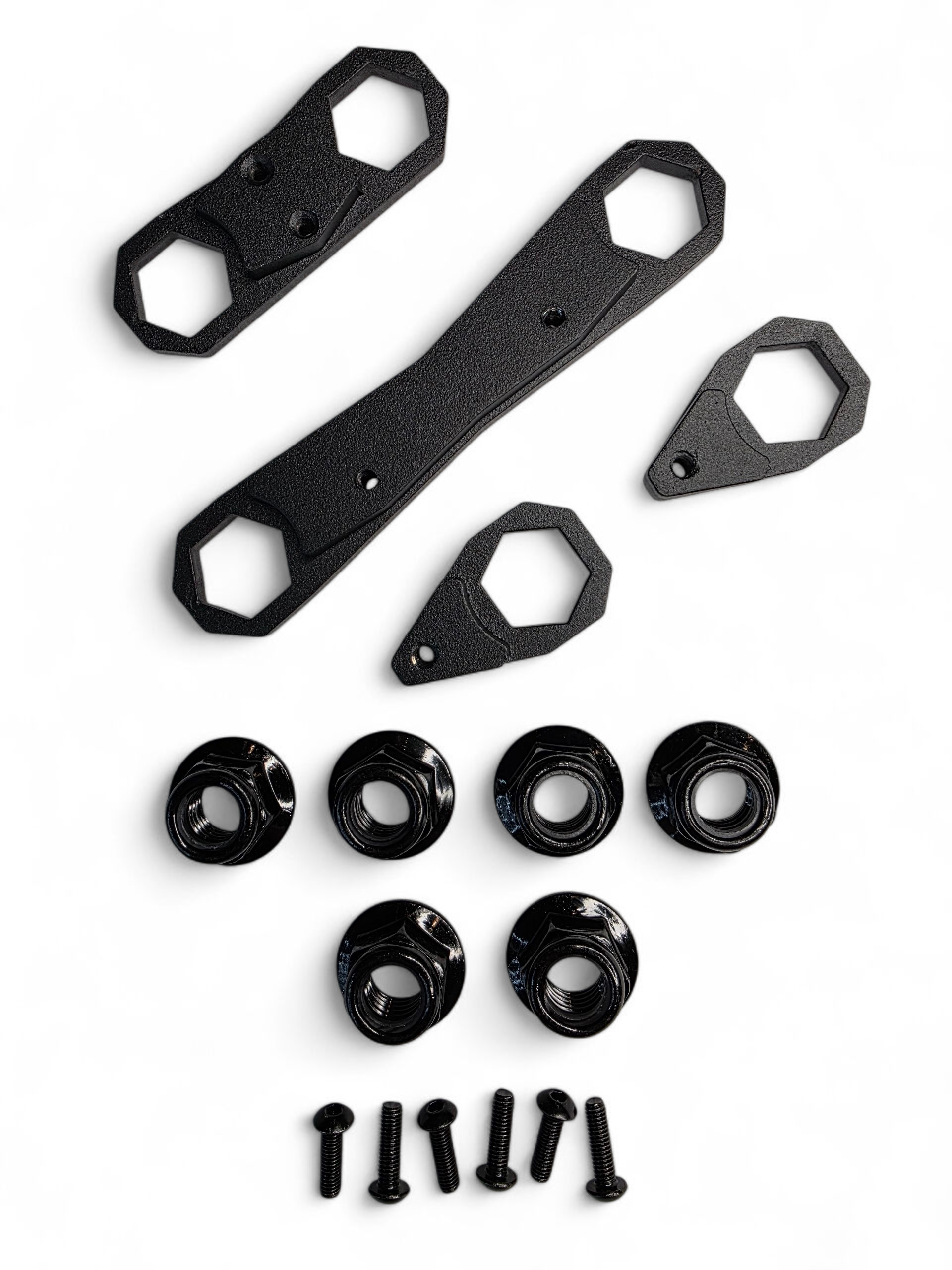 2024+ Can-Am Maverick R Rear Link Nut Plate Kit - Eliminate Stripped Nuts + Slash Install Time