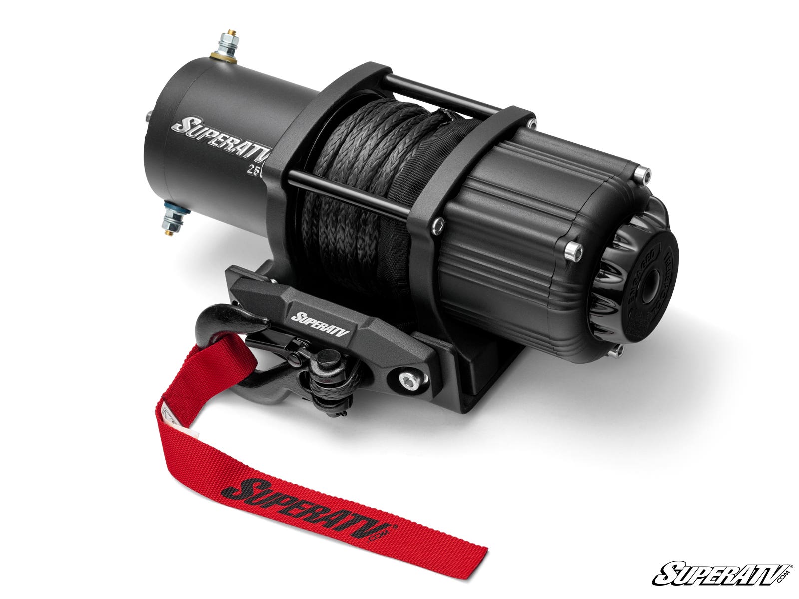 Photo of SuperATV 2500 lb. Black Ops UTV/ATV Synthetic Rope Winch by SuperATV - Premium Winches & Winch Mounts for UTVs / Side by Sides