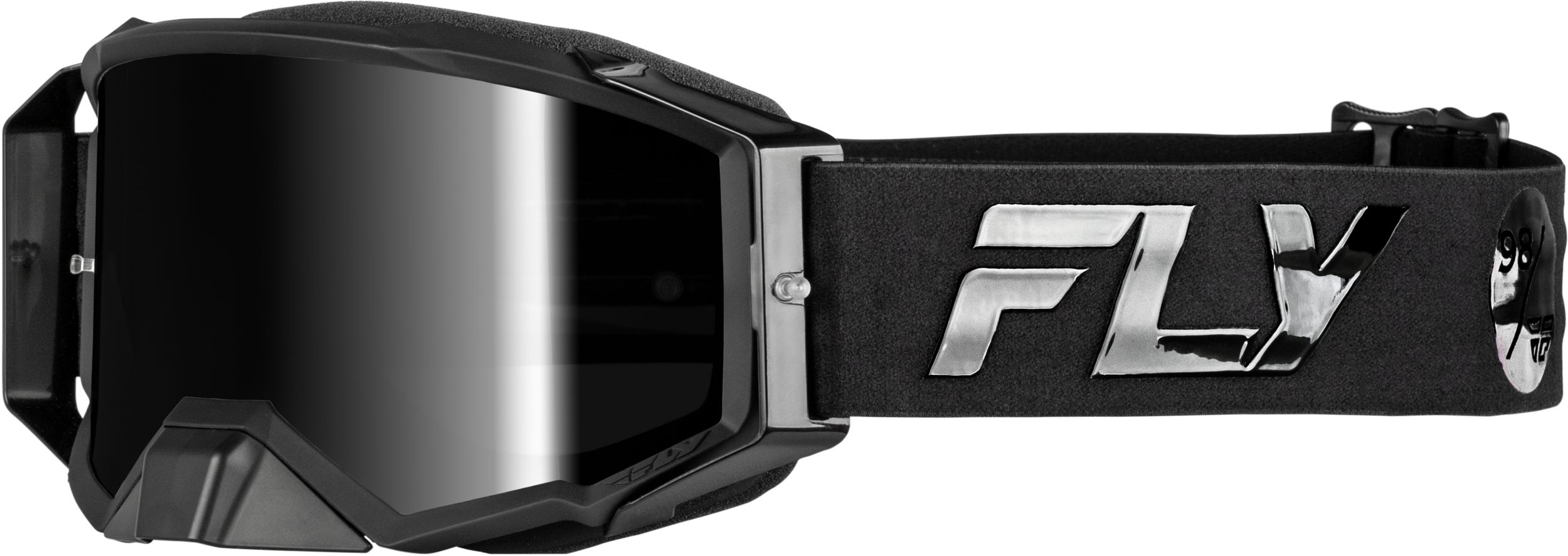 Photo of ZONE PRO GOGGLE BLACK/BLACK W/ BLACK MIRROR/SMOKE LENS by FLY RACING - Premium Eyewear for UTVs / Side by Sides