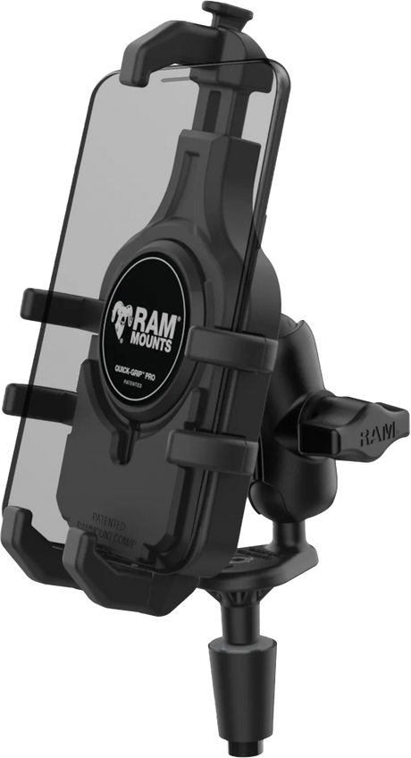 Photo of QUICK-GRIP PRO FORK STEM PHONE MOUNT by RAM - Premium Accessories for UTVs / Side by Sides