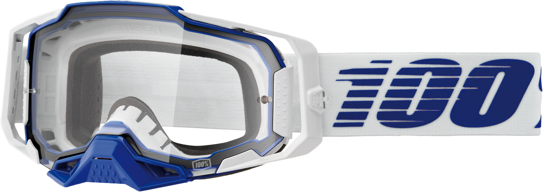 Photo of ARMEGA GOGGLE BLUE CLEAR LENS by 100-PERCENT - Premium Eyewear for UTVs / Side by Sides
