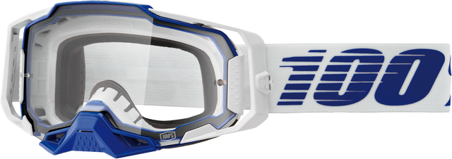 Photo of ARMEGA GOGGLE BLUE CLEAR LENS by 100-PERCENT - Premium Eyewear for UTVs / Side by Sides