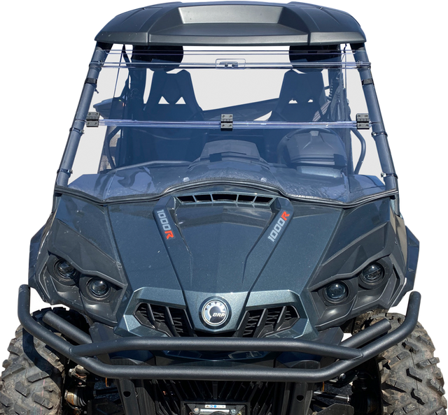 Photo of Folding Windshield Compatible with Honda Talon and Can-Am Commander Vehicles by OPEN TRAIL - Premium Windshield/Windscreen for UTVs / Side by Sides