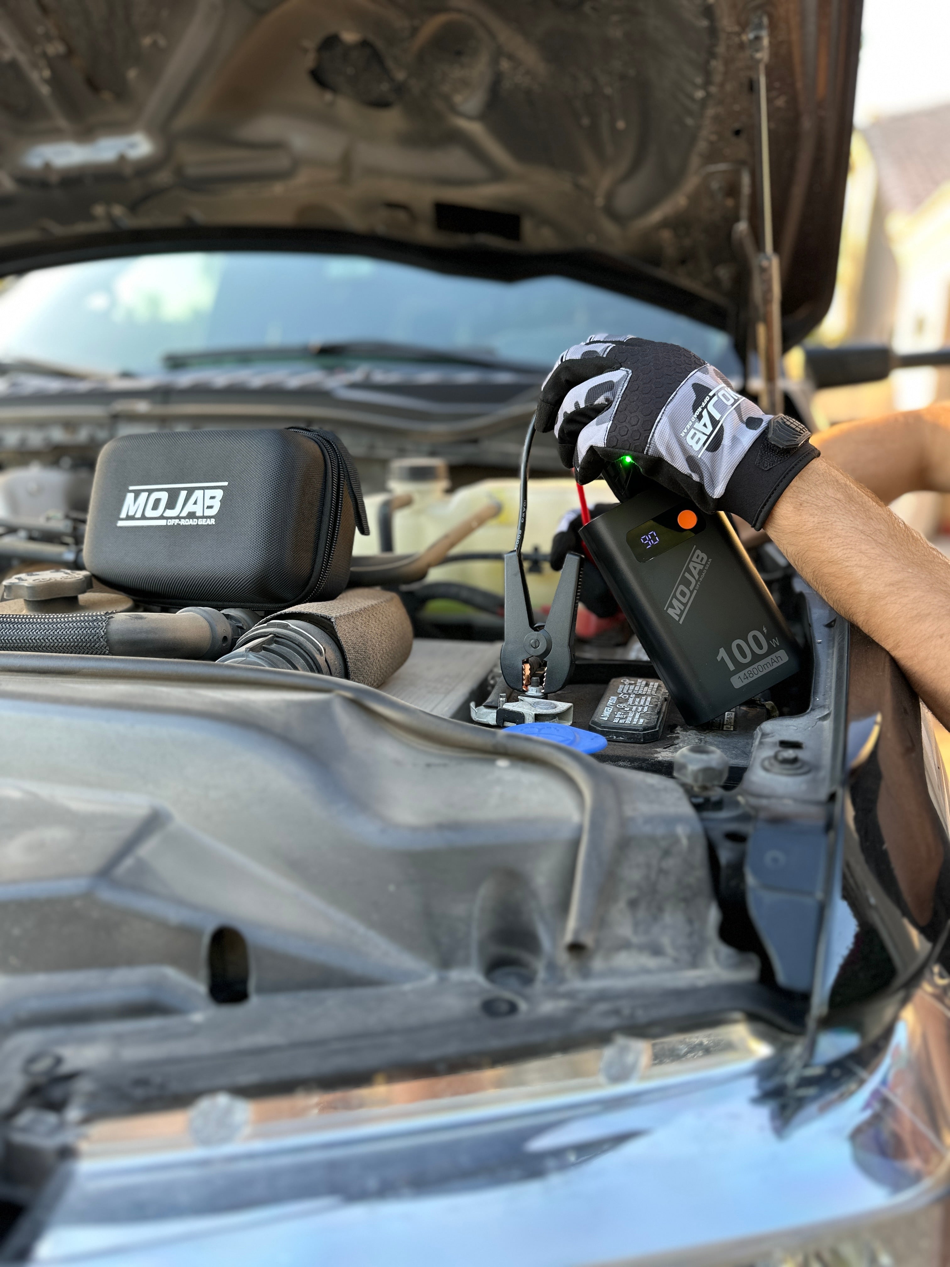 Photo of Battery Booster /Jump Starter by MOJAB OFFROAD - Premium Battery Booster for UTVs / Side by Sides
