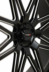 Photo of ST7 WHEEL 24X9 5+4 (0MM) 4/156 GLOSS BLACK MILLED by SYSTEM 3 - Premium Wheels for UTVs / Side by Sides