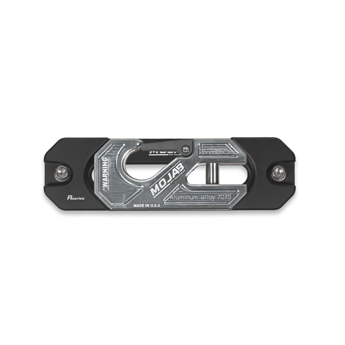 Photo of Aluminum Recessed Winch Shackle with Fairlead Kit, closed latch (LIFE TIME WARRANTY*) by MOJAB OFFROAD - Premium Winches & Winch Mounts for UTVs / Side by Sides