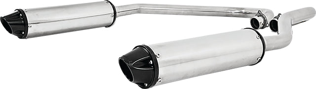 Photo of MBRP Polaris RZR XP 1000 Dual Full System Exhaust with Power Tech 4 Muffler by MBRP - Premium Exhaust for UTVs / Side by Sides