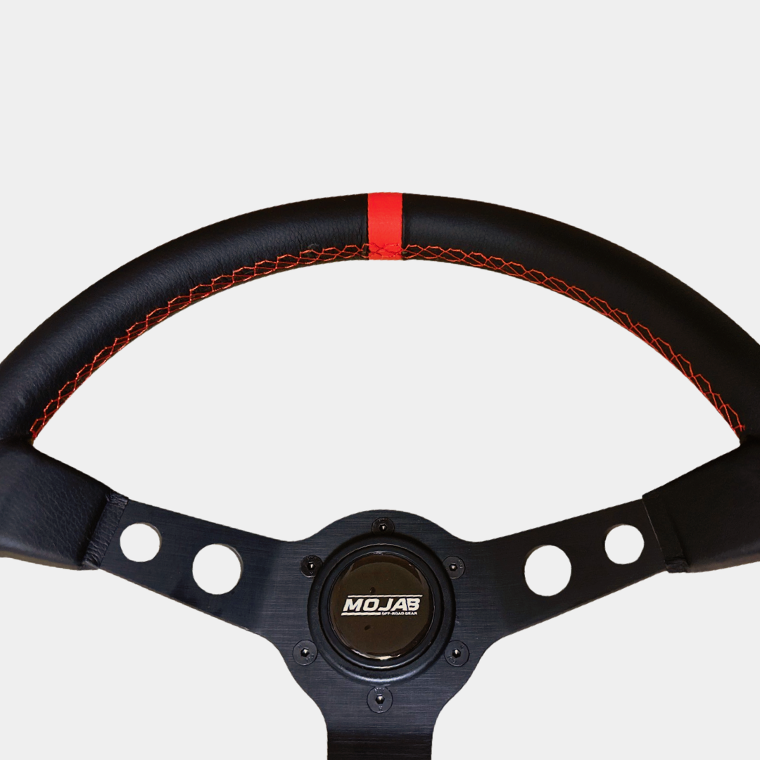 13.5''  MOJAB Deep Dish Steering Wheel Leather/Suede