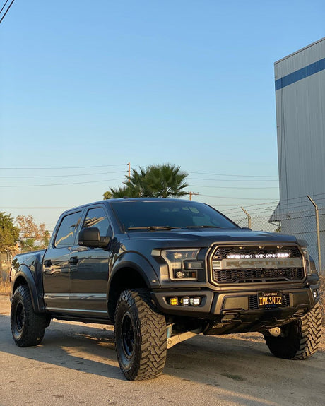 Photo of 2017-2020 Ford Raptor Triple Pod Fog Light Mount by GGLighting - Premium Vehicle Mount for UTVs / Side by Sides