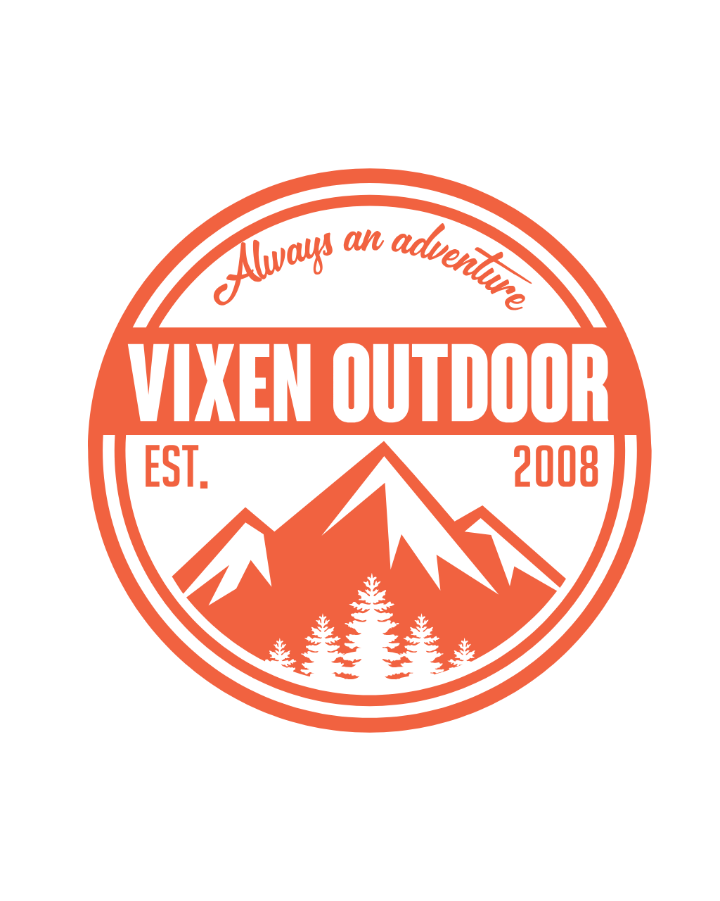 Photo of Vixen Outdoor Vinyl Decal 6" x 6" by OFF-ROAD VIXENS CLOTHING CO. - Premium Apparel & Accessories for UTVs / Side by Sides