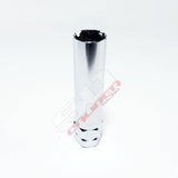 50 Caliber Racing 12 x 1.25 mm Chrome Spiked Lug Nuts - 16 Pack