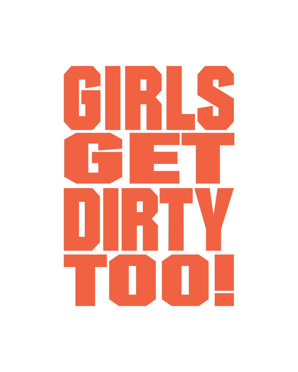 Photo of Girls Get Dirty Too! 3.0 4" x 3" by OFF-ROAD VIXENS CLOTHING CO. - Premium Apparel & Accessories for UTVs / Side by Sides