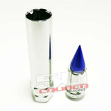 3/8 x 24 Chrome Spiked Lug Nuts - 16 Pack