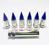 3/8 x 24 Chrome Spiked Lug Nuts - 16 Pack