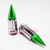 3/8 x 24 Chrome Spiked Lug Nuts - 16 Pack