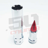 3/8 x 24 Chrome Spiked Lug Nuts - 16 Pack