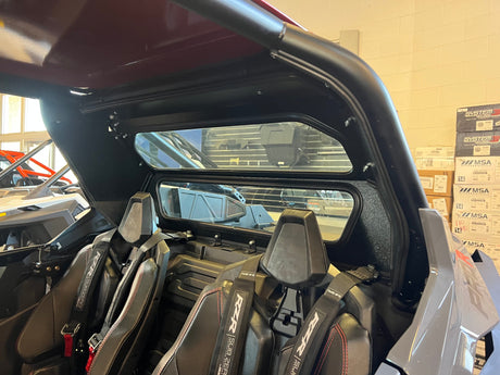 Photo of POLARIS RZR PRO R REAR WINDSHIELD 2022-24 by Dirt Warrior Accessories - Premium WINDSHIELD for UTVs / Side by Sides