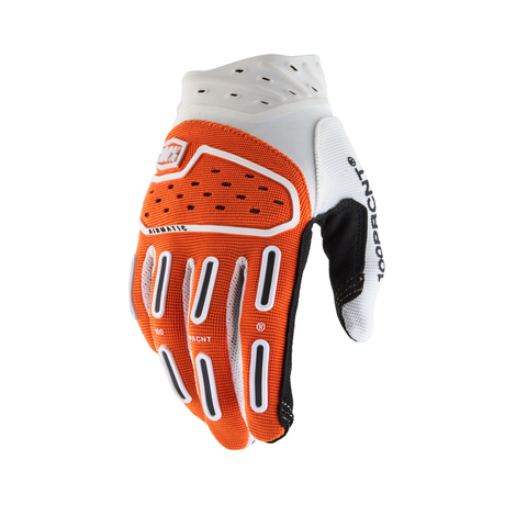100% Airmatic 2 Riding Gloves - Orange, Medium