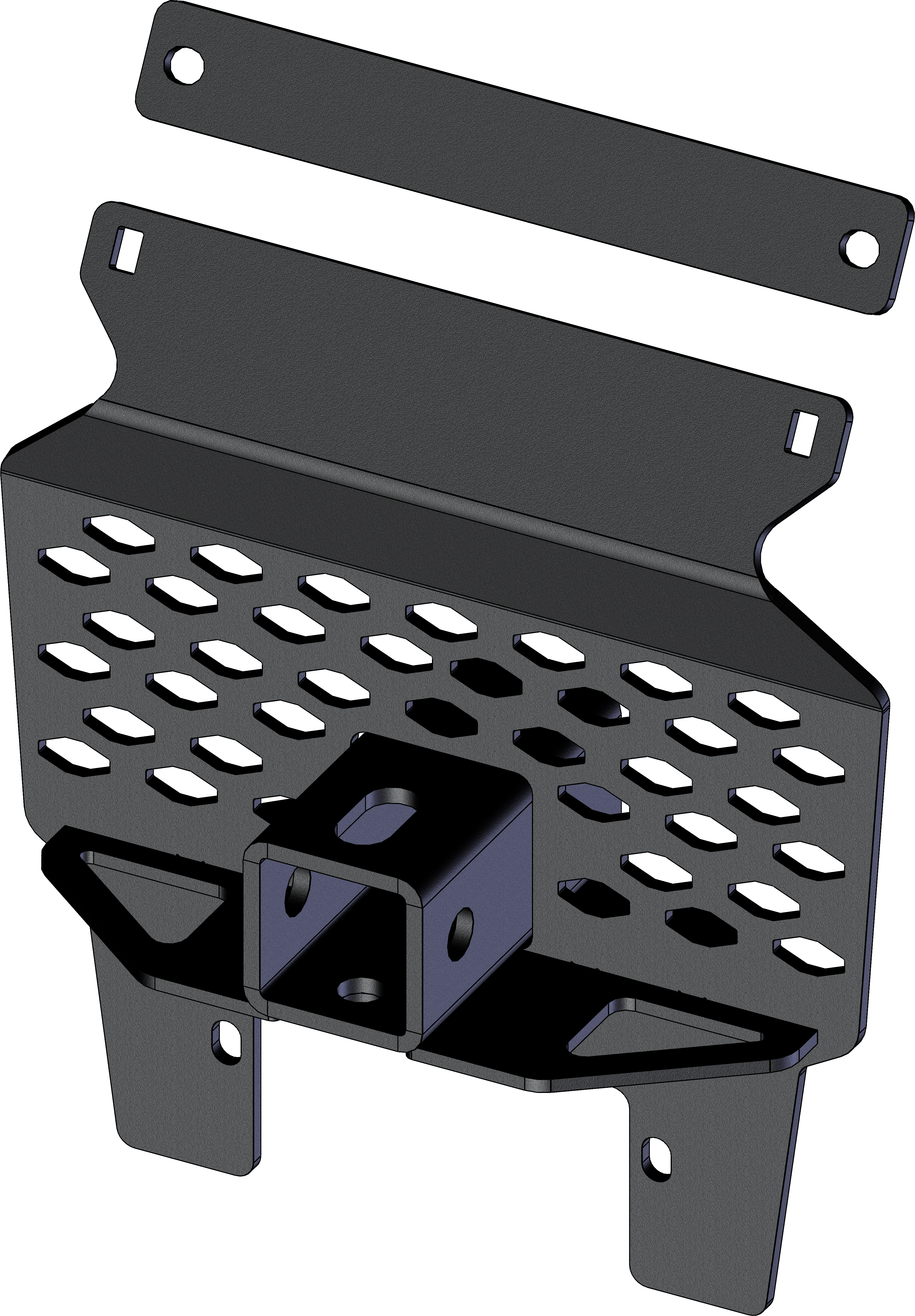 Photo of KFI FRONT UPPER RECEIVER 2" by KFI - Premium Trailer/Towing for UTVs / Side by Sides