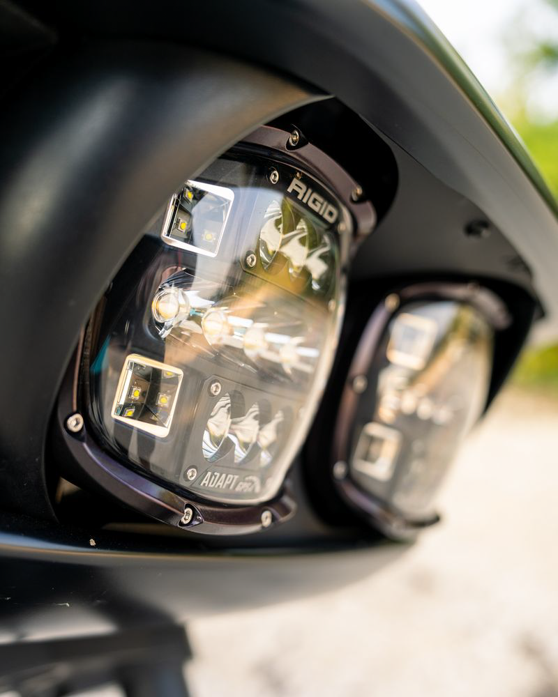Photo of RIGID ADAPT HEADLIGHT KIT `15-23 (EXC.`23 CVO) FLTR by RIGID - Premium Electrical for UTVs / Side by Sides