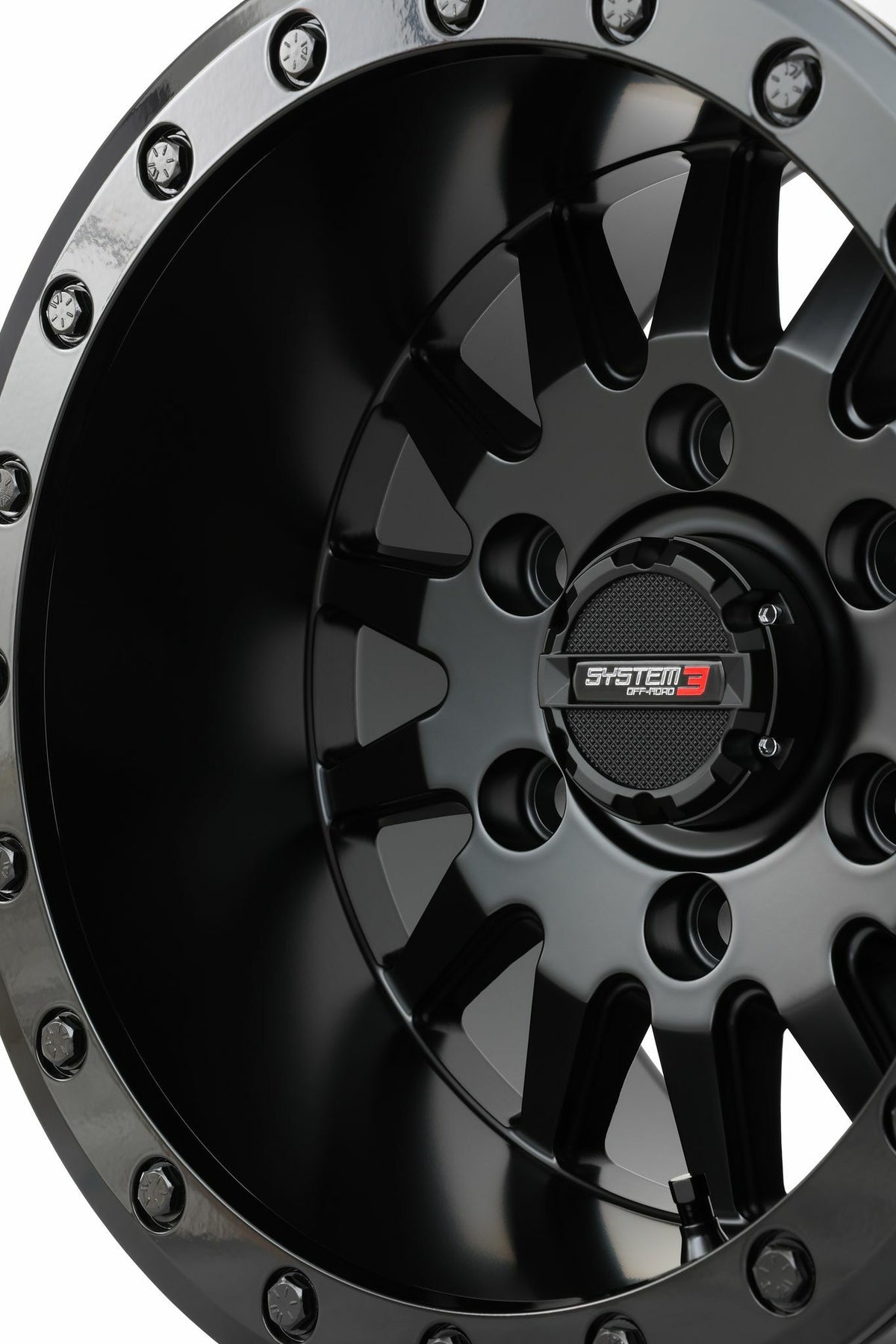 Photo of SYSTEM 3 SB8 WHEEL 15X10 5+5 (0MM) 6/5.5 MATTE BLACK by SYSTEM 3 - Premium Wheels for UTVs / Side by Sides