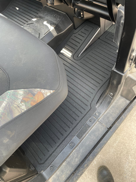 Photo of Polaris Ranger XD 1500 Rubber Floor Mats by Terick Solutions - Premium UTV Rubber floor mats for UTVs / Side by Sides