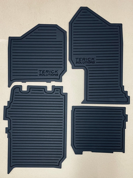 Photo of Kawasaki Ridge Crew Rubber Floor Mats by Terick Solutions - Premium UTV Rubber floor mats for UTVs / Side by Sides