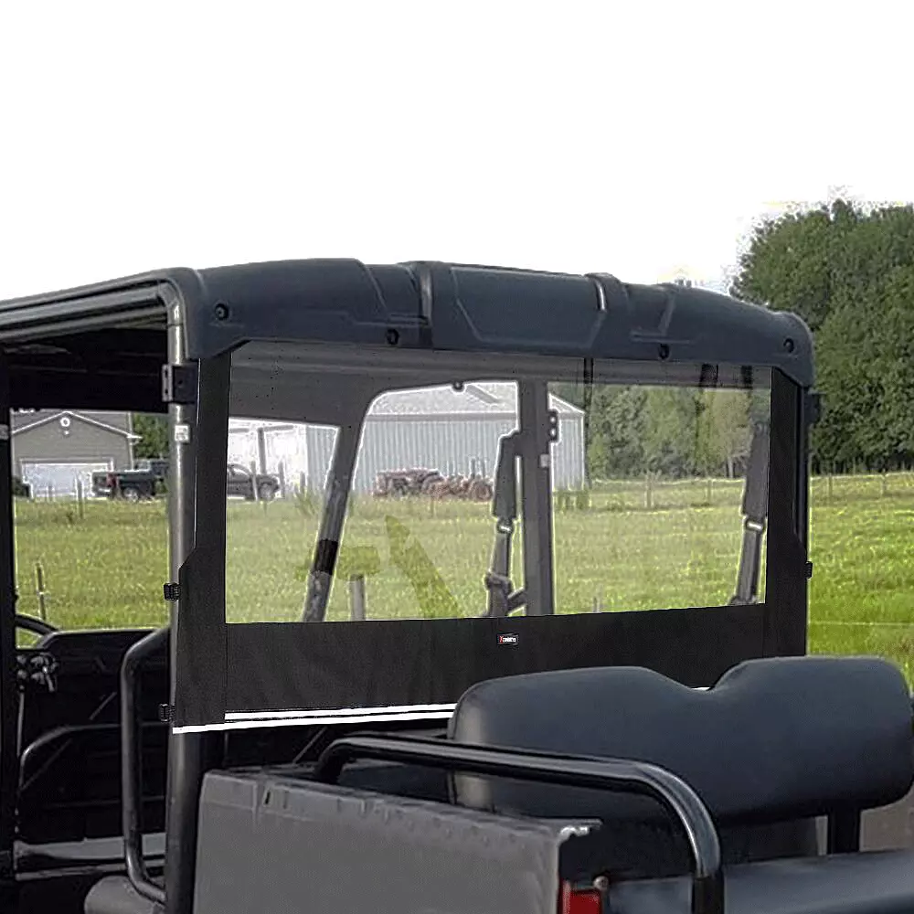 Photo of UTV Soft Rear Window Shield Windshield for Polaris Ranger 500/650/700 by Kemimoto - Premium for UTVs / Side by Sides