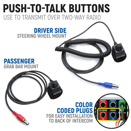 Photo of Polaris RZR XP 1000 Complete Communication Kit with Bluetooth Intercom and 2-Way Radio by Rugged Radios - Premium for UTVs / Side by Sides